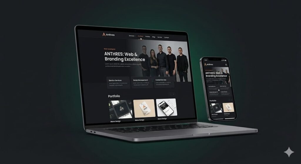 Diseño web profesional por Anthres