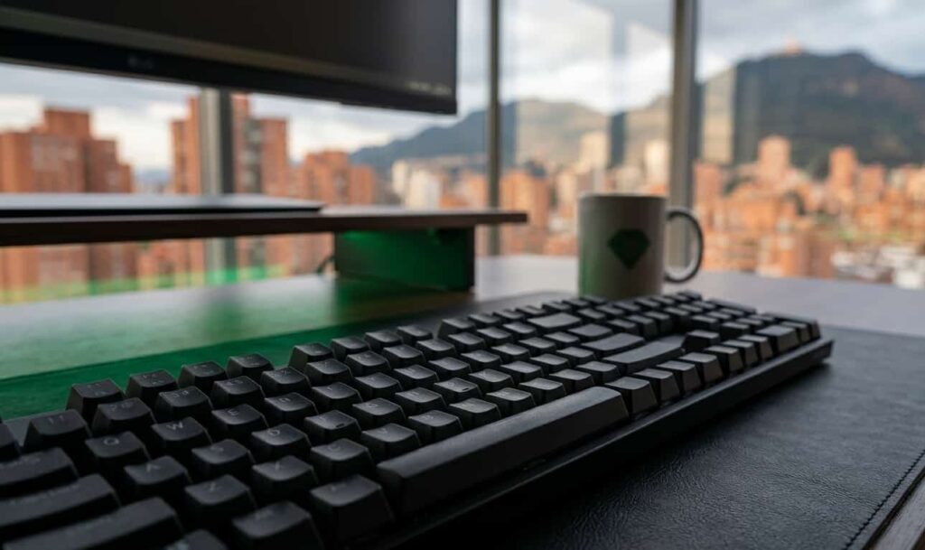 foto de mi oficina de trabajo en bogota, donde creo y diseño paginas web